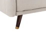 Sofa Bed 3 Seater SENJA Faux Linen Light Beige_944838