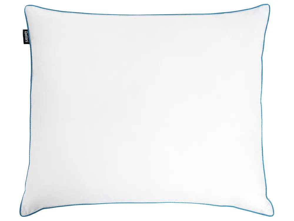 Bed Pillow ANETO Low 50 x 60 cm Duck Feathers and Down White