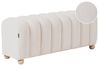 Polstret benk IDYLLWILD Bouclé Off white