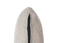 Right-Hand Chaise Longue BRANDE Fabric Light Brown_1023935
