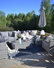 Market Parasol 270 cm VARESE Dark Grey_779482