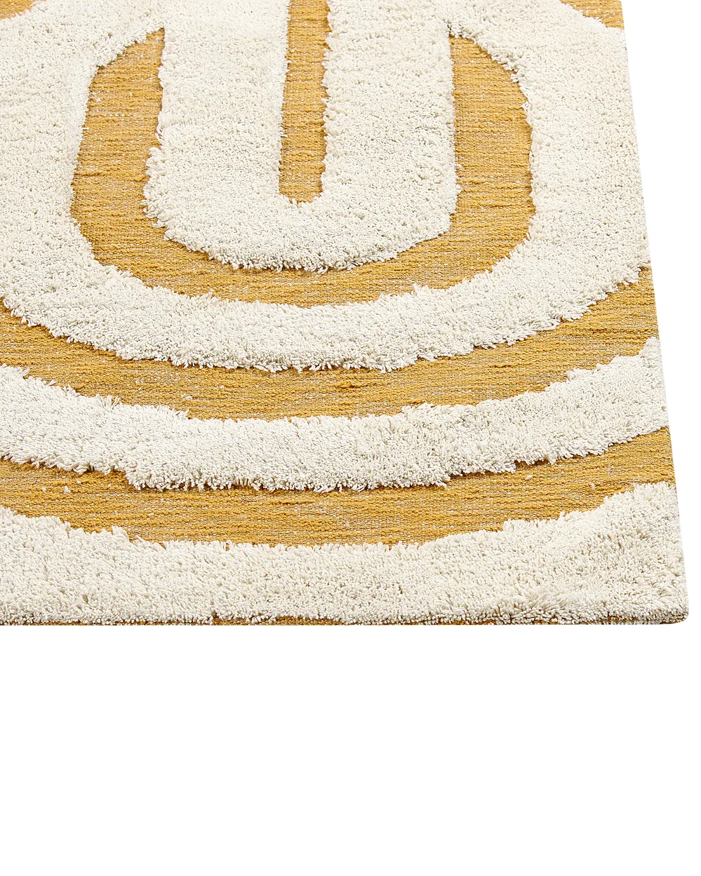 Rug PERAI Yellow 300 x 400 cm Cotton_884368