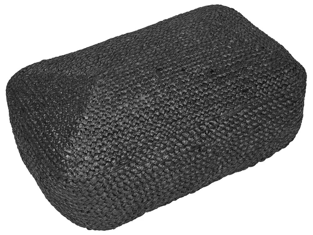 Pouffe ISARDA Jute Black_942405