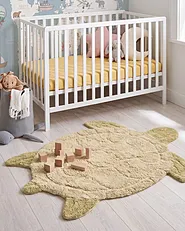 Lastenmatto TORTIE  Beige 110 x 130 cm Puuvilla_1135327