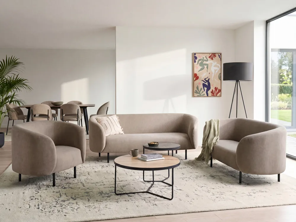 Soffa 3-sits LOEN Taupe_919637