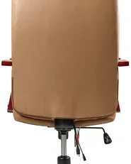 Massage Chair DIAMOND with Heating Leather Light Brown_1016776
