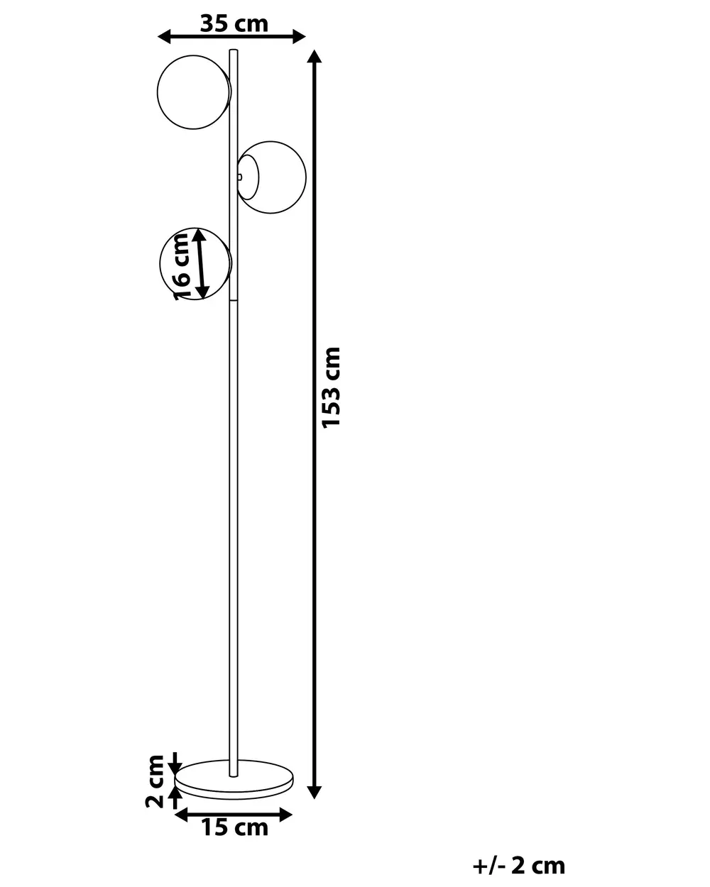 Floor Lamp WADI Metal Gold_759953