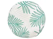 Set of 2 Outdoor Cushions POGGIO Plant Pattern 40 x 40 cm Green_881073