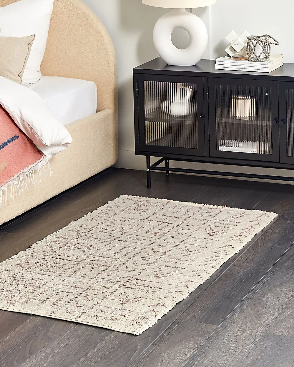Matto EDIRNE Beige 80 x 150 cm Puuvilla_1183592