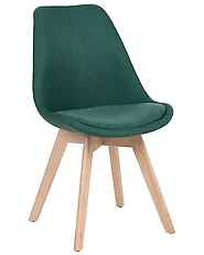 Set of 2 Dining Chairs DAKOTA II Fabric Green_1187011