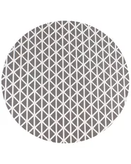 Outdoor Rug PANAJI Grey ø 160 cm_992232