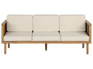 Garden Lounge Set with Table 5 Seater BARATTI Acacia Wood Brown_830608