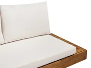 Garden Lounge Set with Table 5 Seater MARETTIMO Certified Acacia Wood Off-White_953793