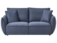 Sofa 3 Seater KUNES Fabric Dark Blue_1013232