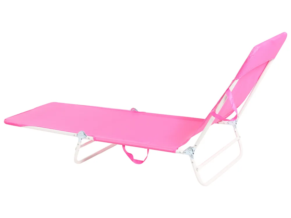 Aurinkotuoli KASTORIA kallistettava Metalli Fuksia_1031955