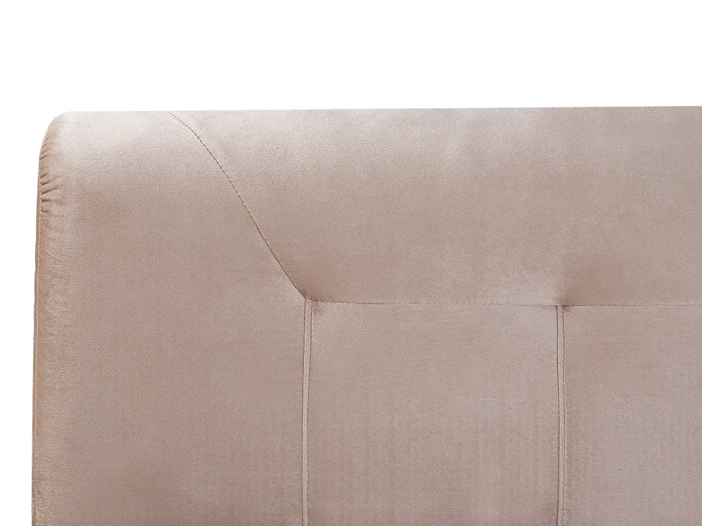 Jenkkisänky sametti MARQUISE 180 x 200 cm Beige_798438