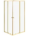 Duschväggar HUAPI 900 x 900 x 1900 mm Guld