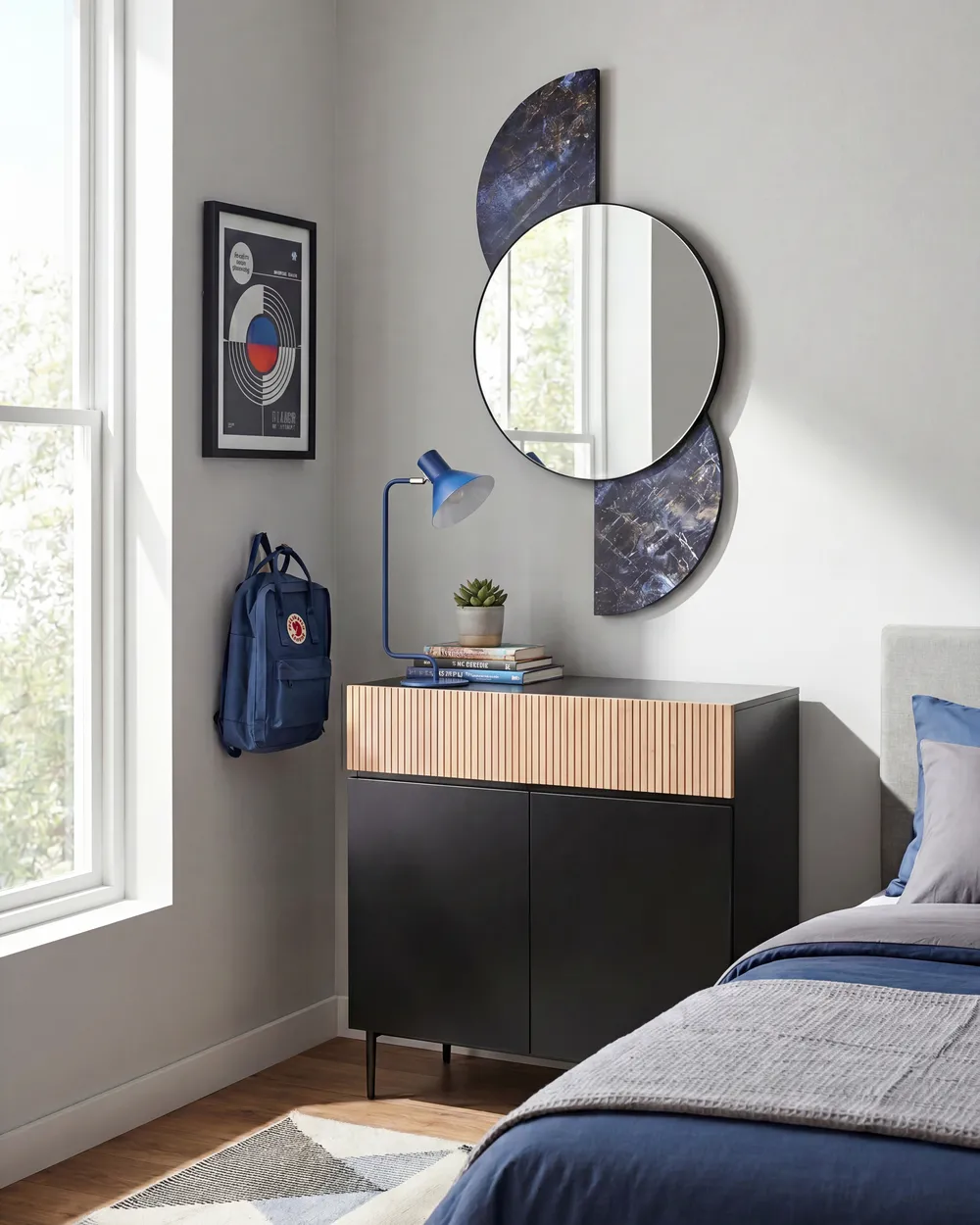 Wall Mirror SEUZEY 50 cm 100 cm Violet