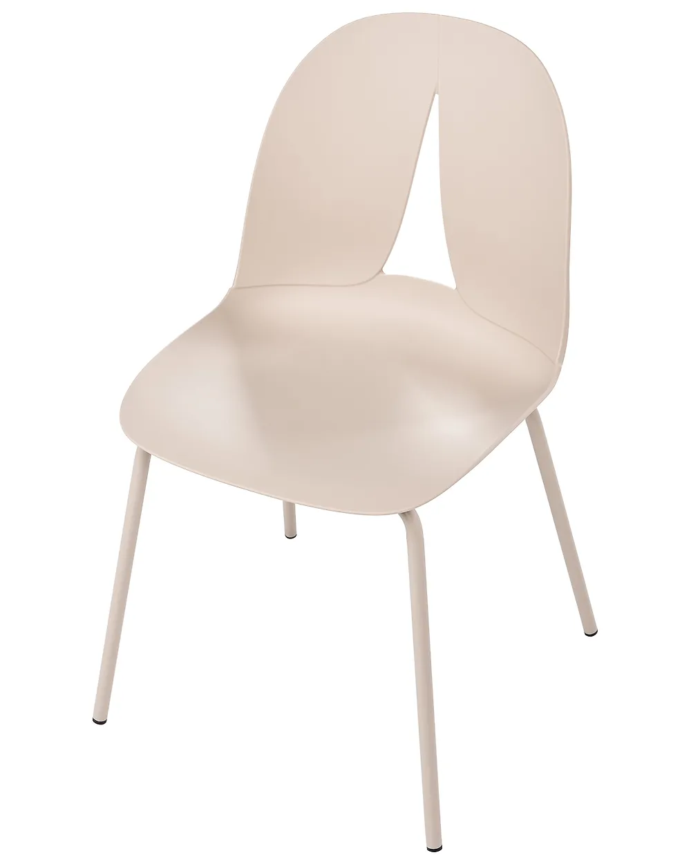 Sett med 2 hagestoler BOLGHERI Uten armlener Beige_1188117