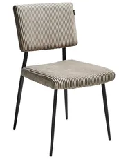 Set of 2 Dining Chairs STURGIS Corduroy Taupe_962565