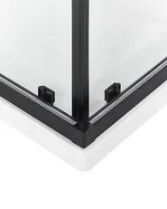 Shower Enclosure TELA 800 x 800 x 1850 mm Black_944655