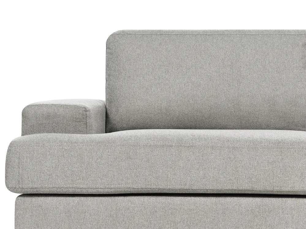 Living Room Set 5 Seater ALLA Fabric Light Grey_893893