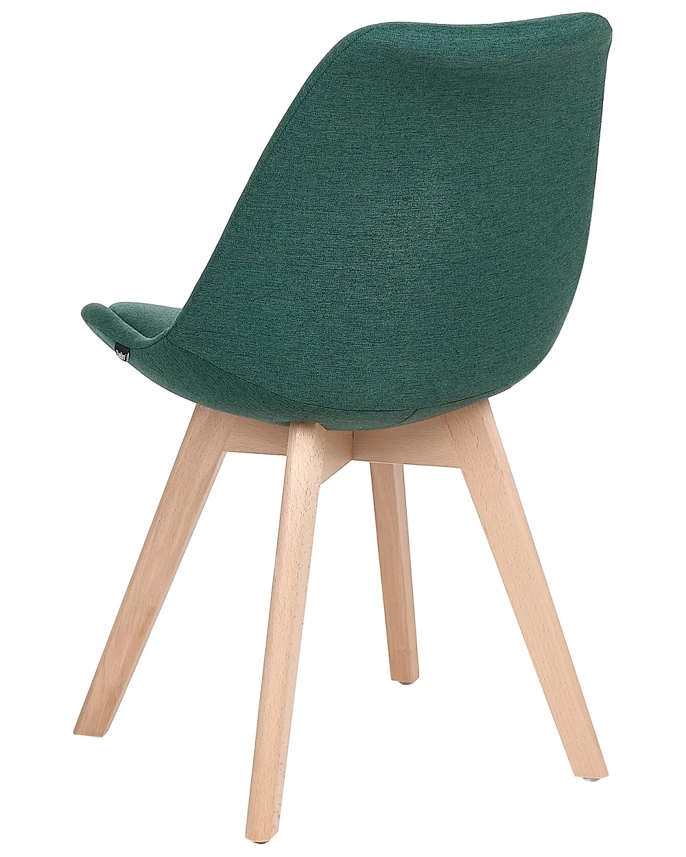 Set of 2 Dining Chairs DAKOTA II Fabric Green_1187013