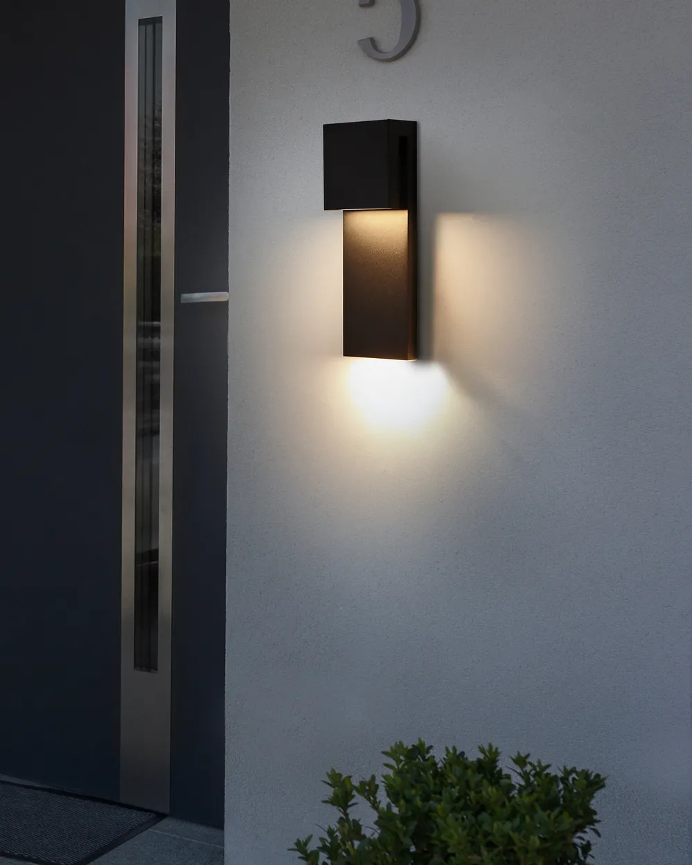 Outdoor LED Wall Light LIMONLU Black