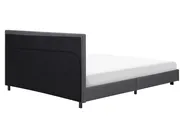 Bed Fabric ALBI 160 x 200 cm (EU King Size) Grey_726404