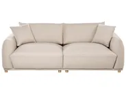 Sofa 3 Seater JUBEK Fabric Beige_1074640