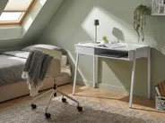 Skrivbord KOFOTEN 107 cm 48 cm Vit_1054861