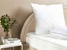 Bed Pillow PELISTER Low 80 x 80 cm Microfibre White