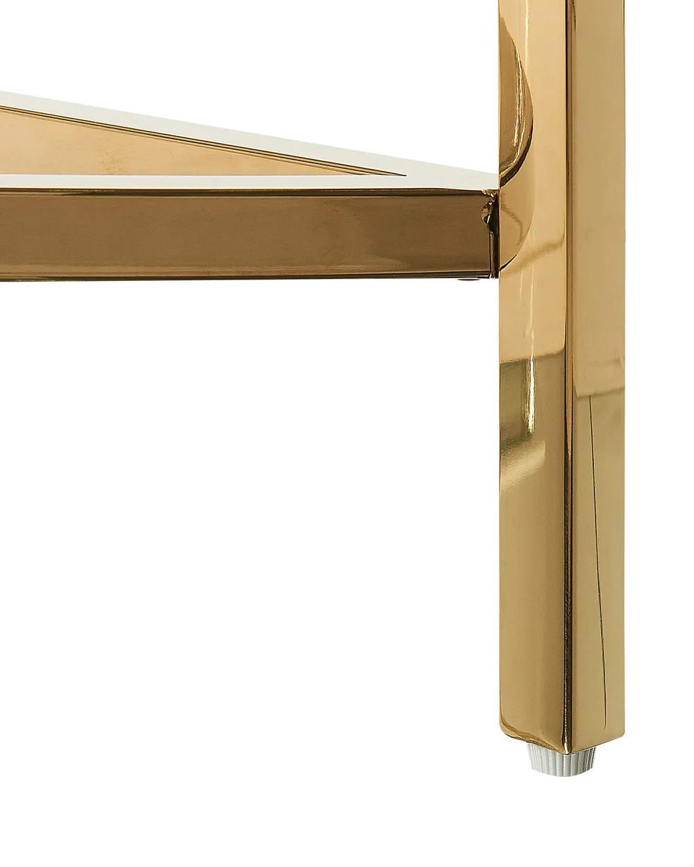 Console Table ORITA Tempered Glass White Marble_824986