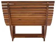 Sun Lounger BRESCIA II Acacia Wood Brown_934457
