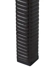 Elevated Plant Pot CARAGANA 77 cm PE Rattan Dark Brown_914482
