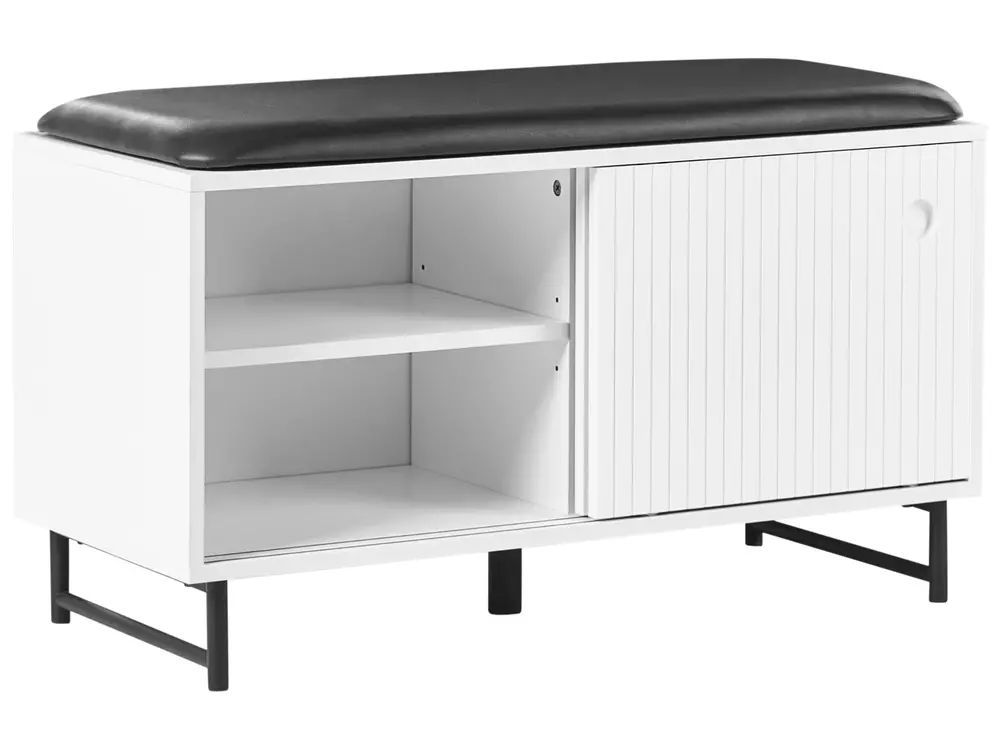 Shoe Storage Bench BATOCHE White_1074219