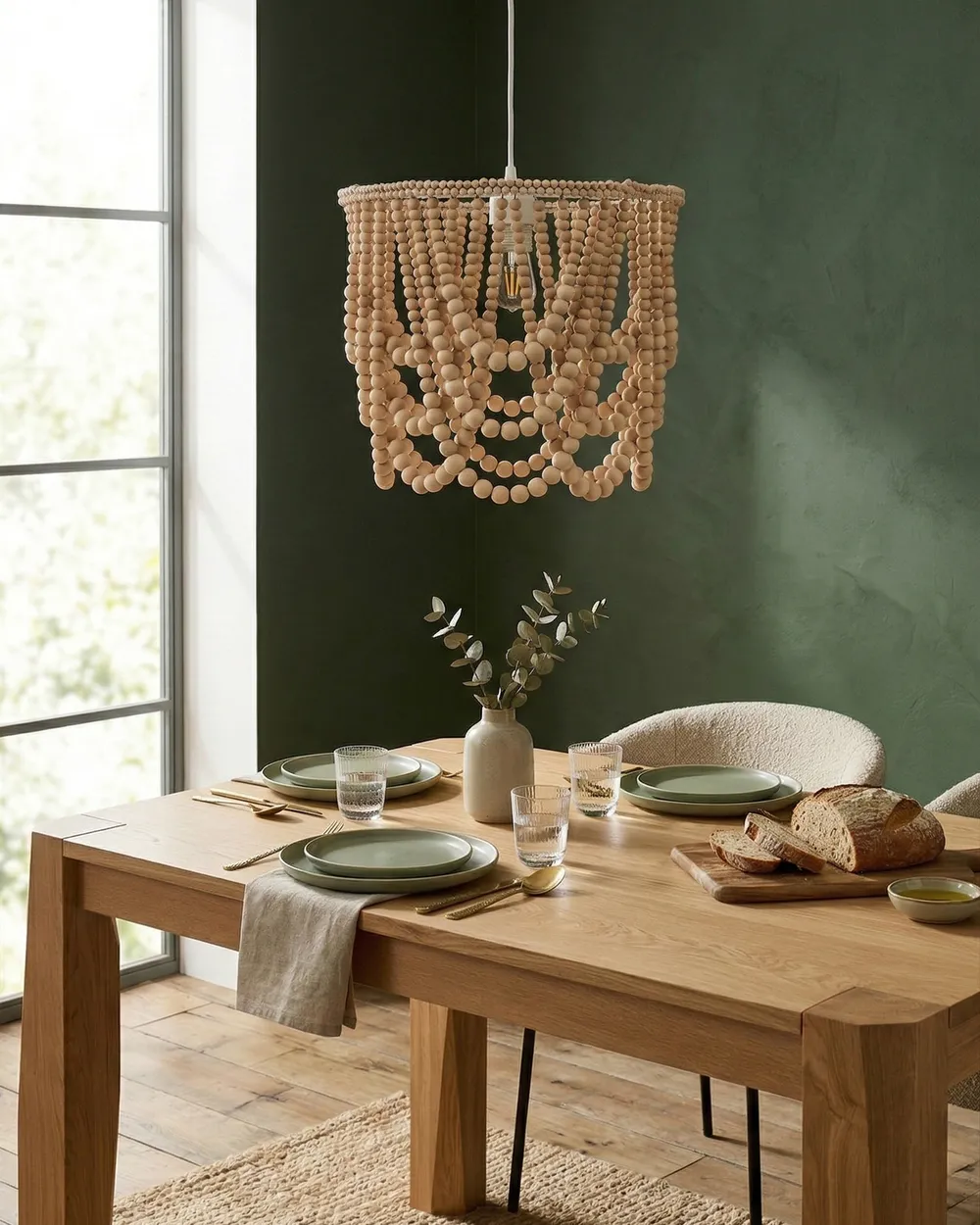 Chandelier VERUGAL Wood Light Brown_1059686