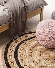 Matto GOYNE Beige ø 140 cm Juutti_1179434