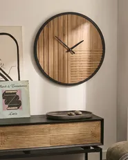 Wall Clock DURTAL 60 cm Brown_1146657