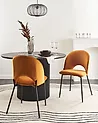 Ruokatuolisetti 2 kpl COVELO Sametti Oranssi