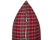 Set of 2 Decorative Cushions COMET 45 x 45 cm Dark Red Christmas Motif_769074