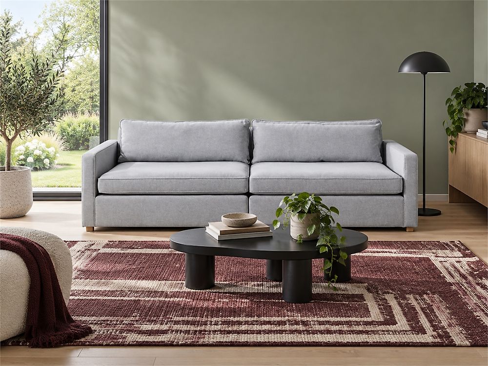 Soffa 3-sits VINSTRA Grå
