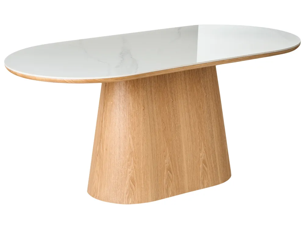 Dining Table LOCKHART Light Ash Wood 180 cm 90 cm