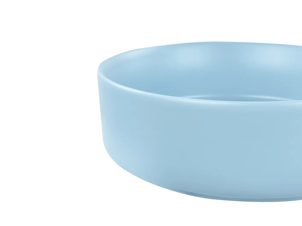 Pesuallas tason päälle GUDAR ⌀ 37 cm Keramiikka Sininen_923349