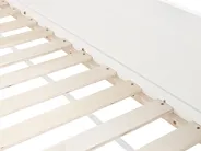 Mid Sleeper Bed House Pine Wood DIENNE 90 x 200 cm (EU Single) White_1082593
