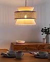 Riippuvalaisin LUYANO rottinki Beige