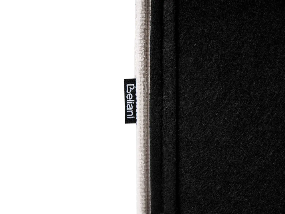 Ottoman Bed LAGARDE Fabric Off-White 180 x 200 cm (EU Super King)_1049440