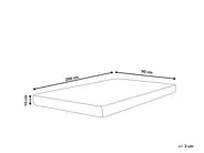 Foam Mattress EASYREST FOAM CORE H2/3 Medium 90 x 200 cm (EU Single)_810367