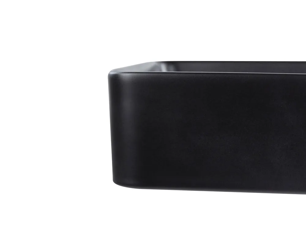 Countertop Basin CHIVANA 510 x 340 mm Ceramic Black_922801