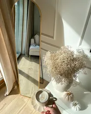 Standing Mirror BAGNOLET 150 cm Metal Gold_884802